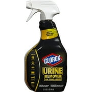Clorox Urine Remover for Stains \u0026 Odors, Spray Bottle, 32 Oz, Pack of Two